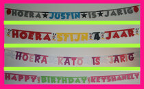 Verjaardag naamslingers  width=