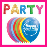 Ballonnen verjaardag  width=