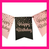 Vlaggenlijnen verjaardag  width=