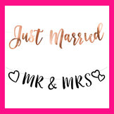 Just Married - Mr & Mrs  width=