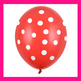Stippen en polka dots ballonnen  width=