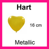 Klein 16 cm Metallic hart  width=