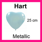 23 cm Metallic hart  width=