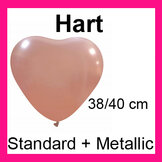 38/40 cm Standard + Metallic hart  width=