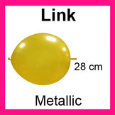 28 cm Metallic link  width=