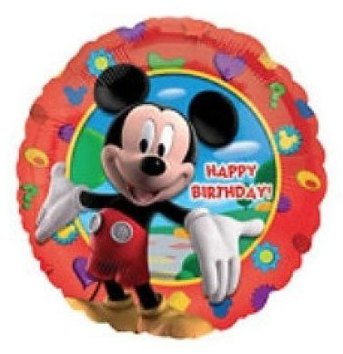Folieballon Mickey 'Happy Birthday'