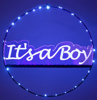 It's a Boy decoratie met verlichting