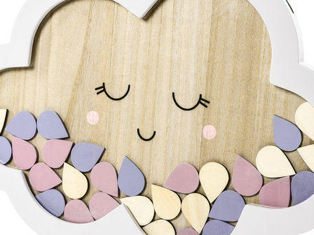 houten gastenboek Cloud