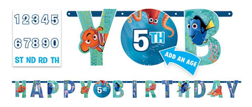 Finding Dory Letterslinger 1,4 meter + cijfers
