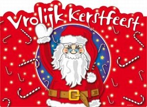.Deurbord Vrolijk Kerstfeest