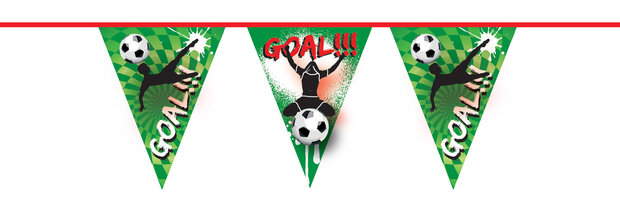 Vlaggenlijn voetbal Goal, 10 m