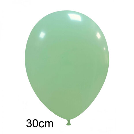 matte pastel ballonnen mint munt groen