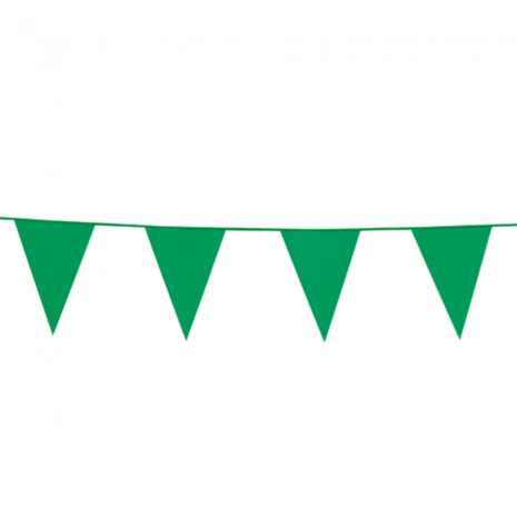 vlaggenlijn groen, 10 meter