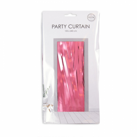 Party deurgordijn baby roze, 240x100 cm