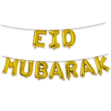 Eid Mubarak folie ballonnen set