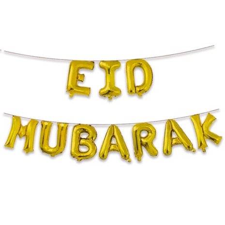 Eid Mubarak folie ballonnen set