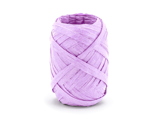 Raffia lint lila, 10 m