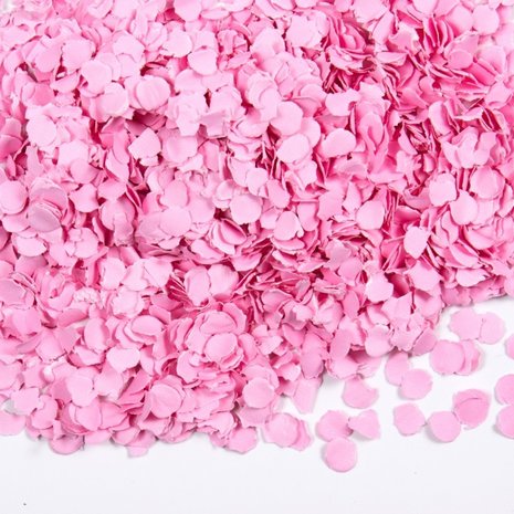 Confetti ballonnen baby roze, 30cm