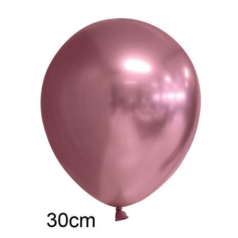 Chrome ballonnen roze