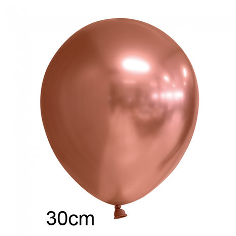 chrome ballonnen koper / copper