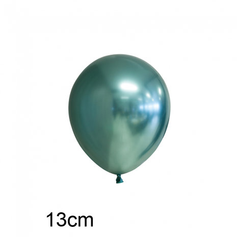 kleine chrome ballonnen groen