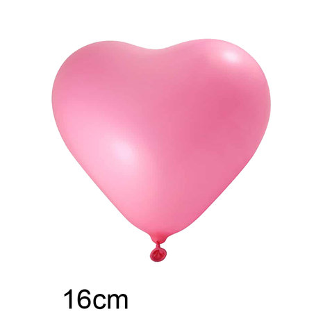 hartballonnen roze klein