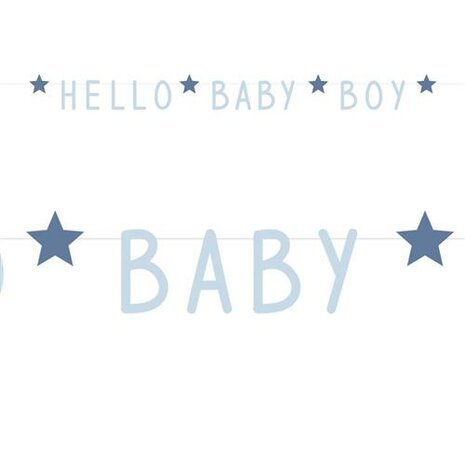 Letterslinger Hello baby boy