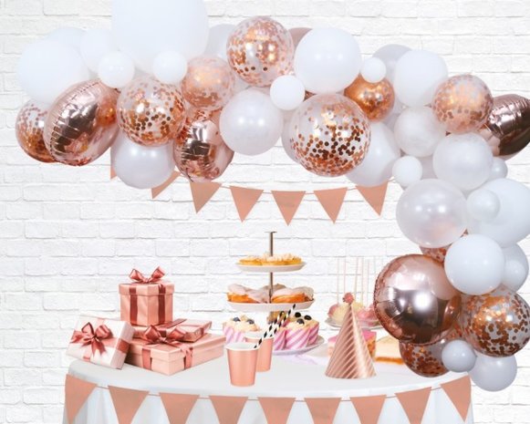 DIY ballon deco kit rose gold