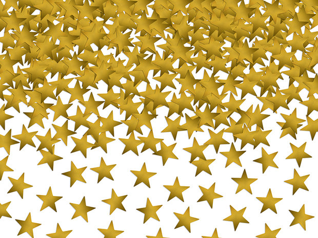 sier confetti sterren goud, 30 gr
