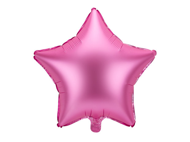 Ster folieballon Roze, 48cm