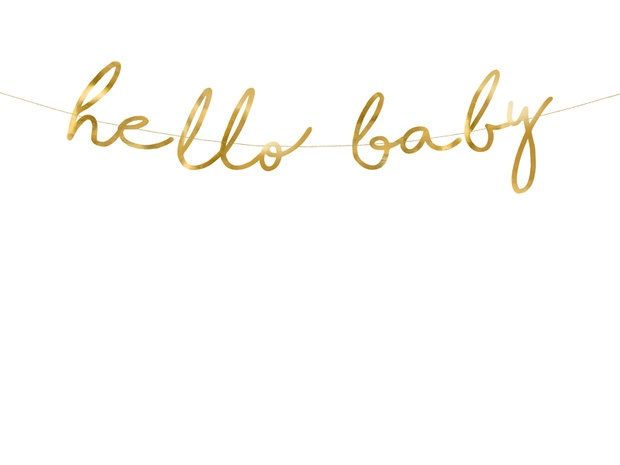 Letterslinger hello baby