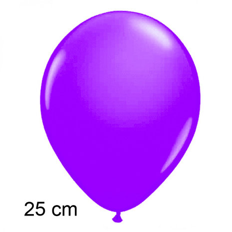 Paars neon ballonnen, 10 inch