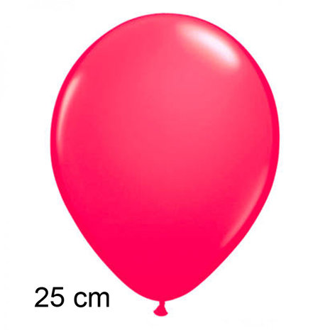 Neon ballonnen roze, 25cm