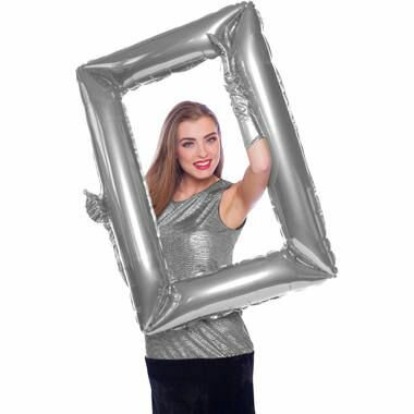 Selfie fotoframe zilver