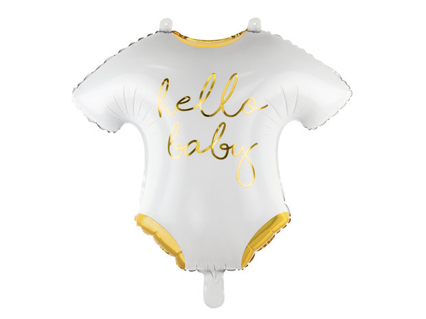 Folieballon Romper hello baby