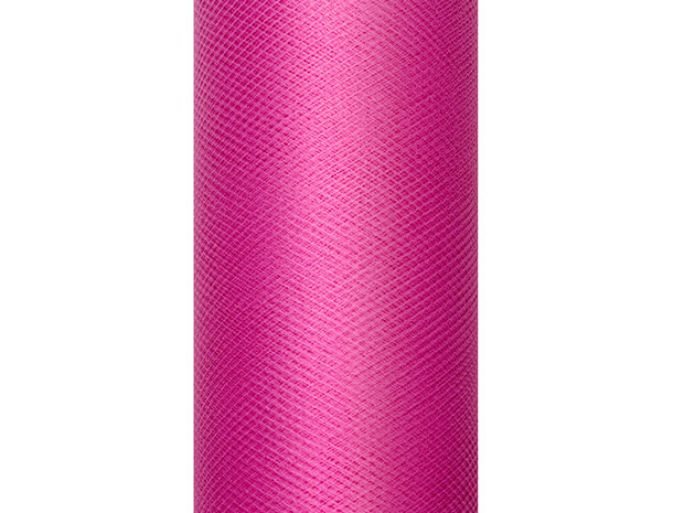 Tule Fuchsia, 15cm breed, rol 9 m