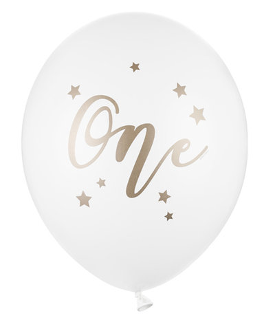 1 jaar One ballon, 30cm