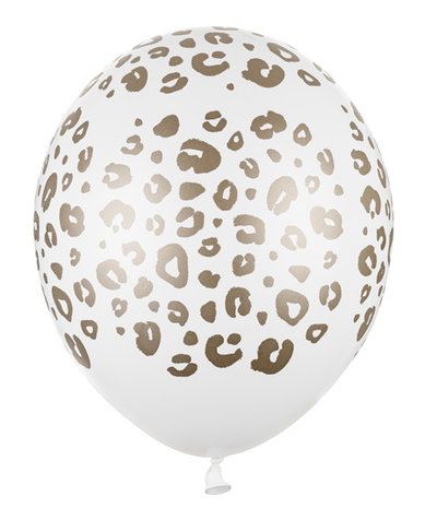 Spots wit-goud ballon, 30cm