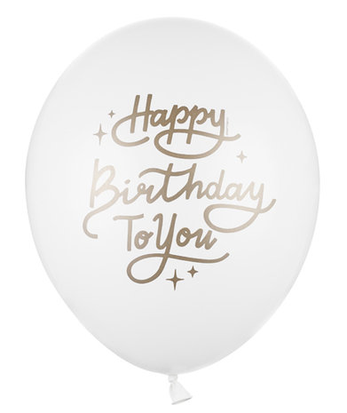 Happy Birthday To You ballonnen, 30cm