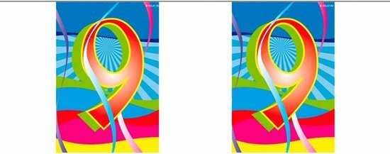 Swirl vlaggenlijn mini, 9 jaar, 4 meter