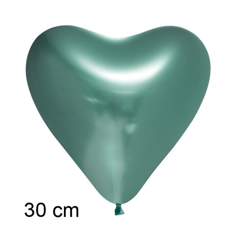 Chrome hart ballonnen groen