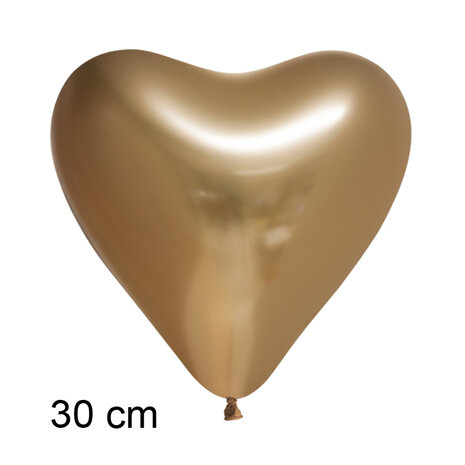 Chrome hart ballonnen goud