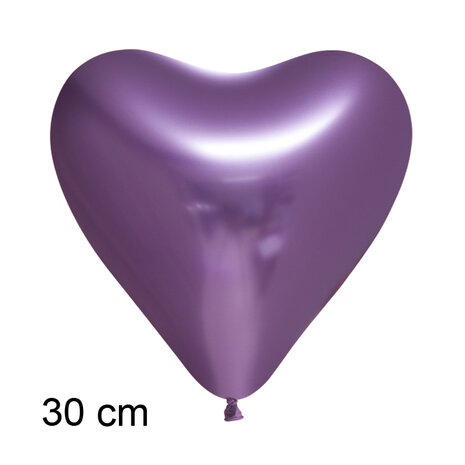 Chrome hart ballonnen paars
