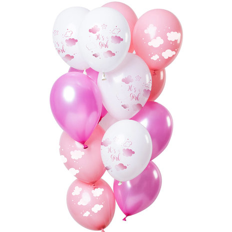 It&#039;s a Girl ballonnen set,12 stuks