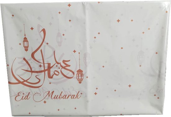 Eid Mubarak Tafelkleed, 120x180cm