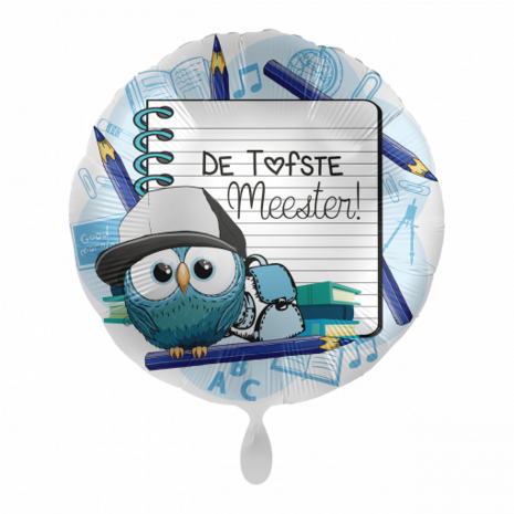 tofste meester folieballon, 43cm