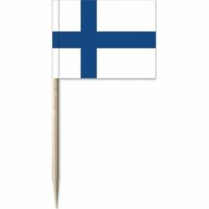 prikkers Finse vlaggetjes