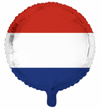 Holland / rood-wit-blauw folieballon, 46cm