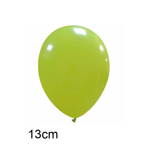 Lime groen ballonnen 13 cm