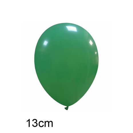 Donkergroen ballonnen 13 cm